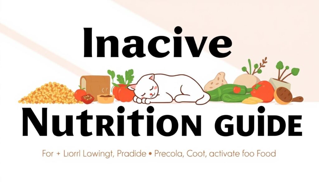 diet for inactive pets